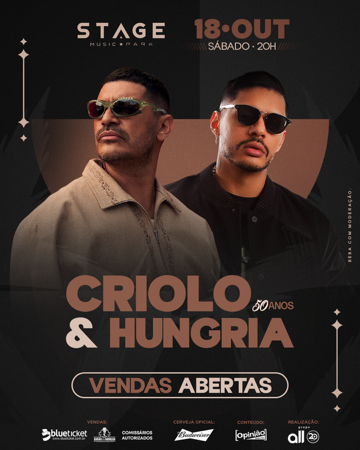 18/10 - Criolo + Hungria -📍Stage Music Park thumbnail