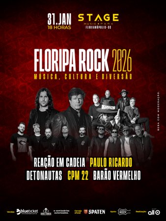 31/01 - Floripa Rock 2026l CPM 22 + Detonautas e etc -📍Stage Music Park thumbnail