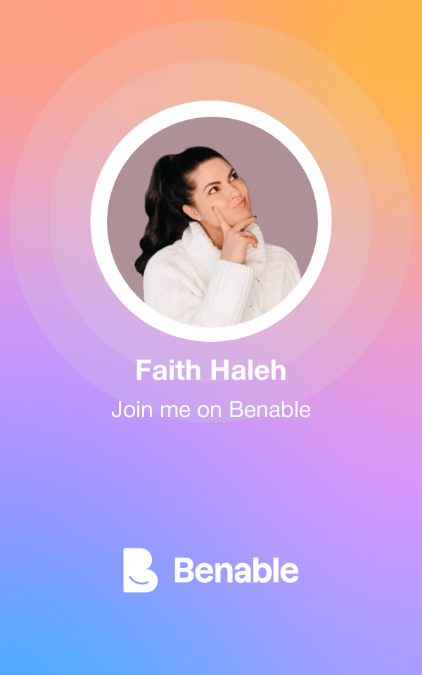 Faith Haleh | Benable invite thumbnail