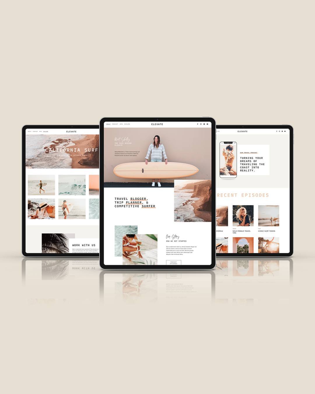 A little sneak peak of our ELEVATE template… 👀
We are going live on Monday! Only a few days away 🥳
•
•
•
#squarespace