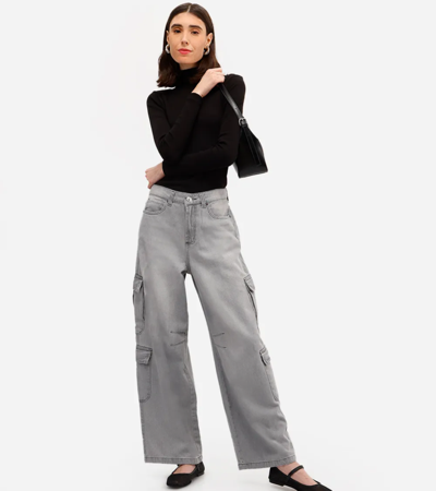 Calça cargo cinza  thumbnail