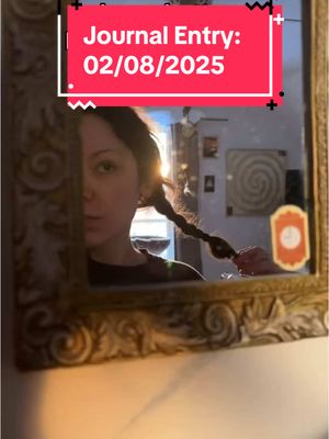 📓 Journal entry of mine from 02/08/2025: 🪞 #selflove #aging #girlhood #journalentry