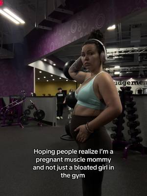 Ya know, I never see pregnant gym girls in the wild; only on TikTok. 😂 #fyp #microinfluencer #pregnanttok 