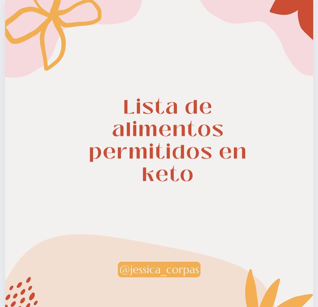 Buenos días os dejo una lista rápida de alimentos permitidos en keto.
#jessica_corpas #keto #listapermitidos #amigosfood