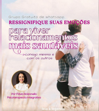 Grupo WhatsApp - Ressignifique emoções e relacionamentos ♥️ thumbnail