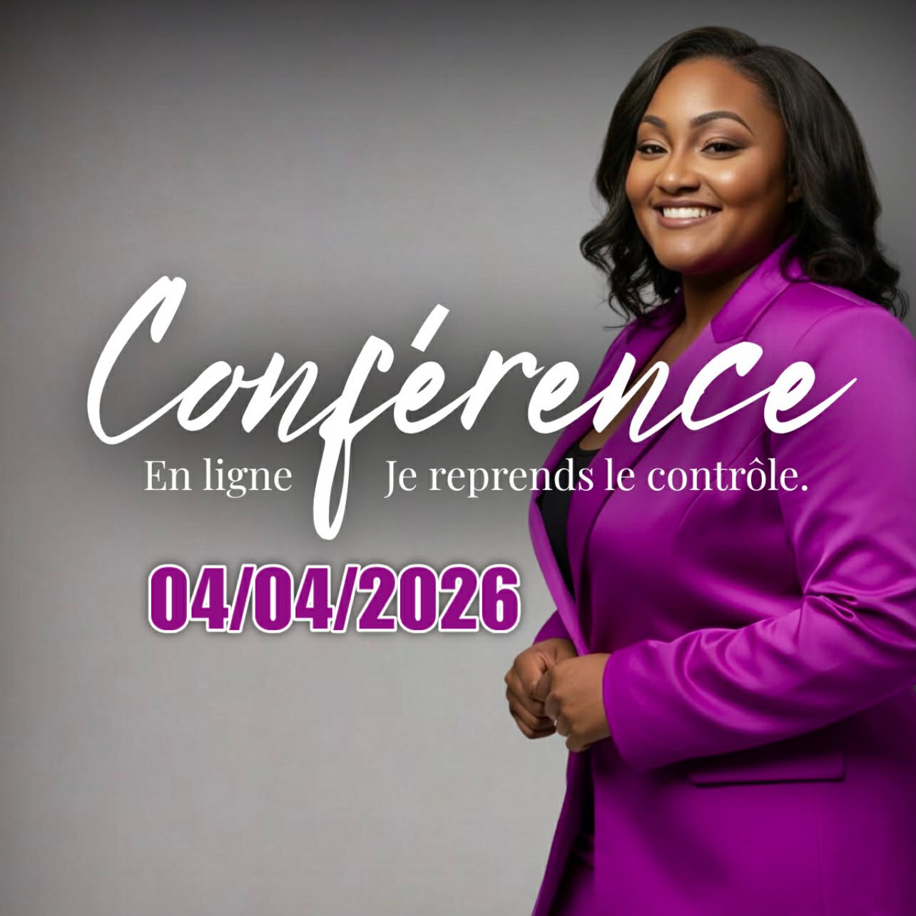 Je reprends le contrôle ! Conférence en ligne - 04/04/2026 thumbnail