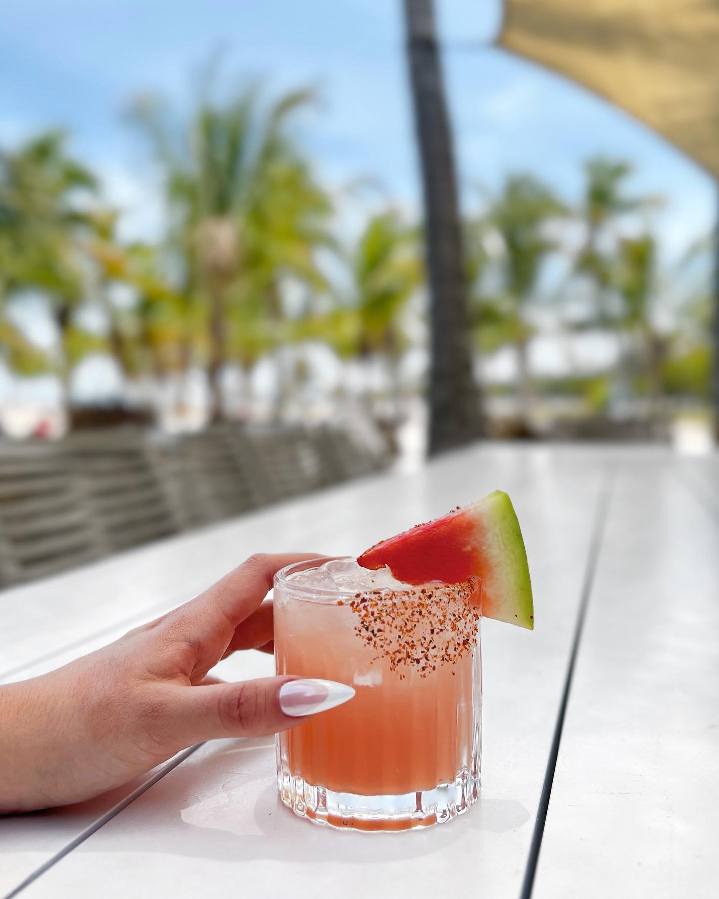 Introducing our newest addition to the menu, Taste My Melons! 🍉🍹 Sip on this refreshing cocktail made with Volcan Blanco
