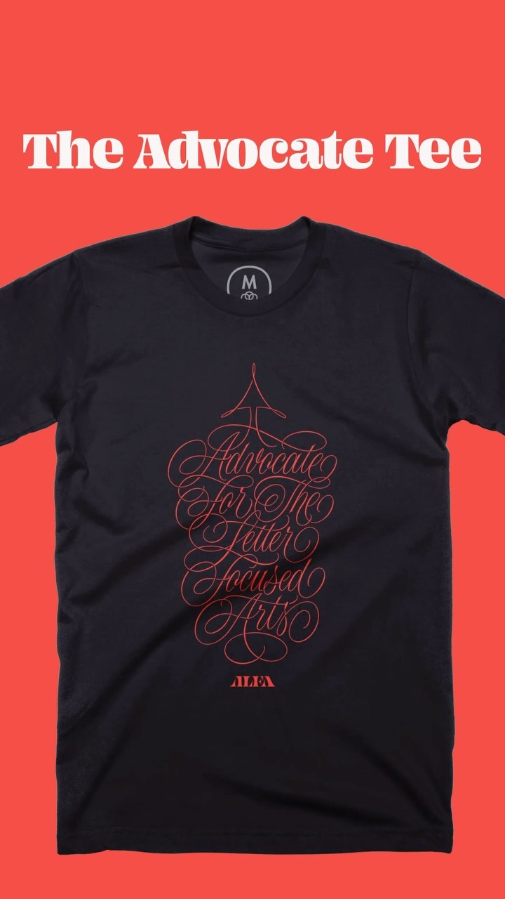 You love letters. You know the unequalled value of letters and type in any piece of great design. Why not wear this love