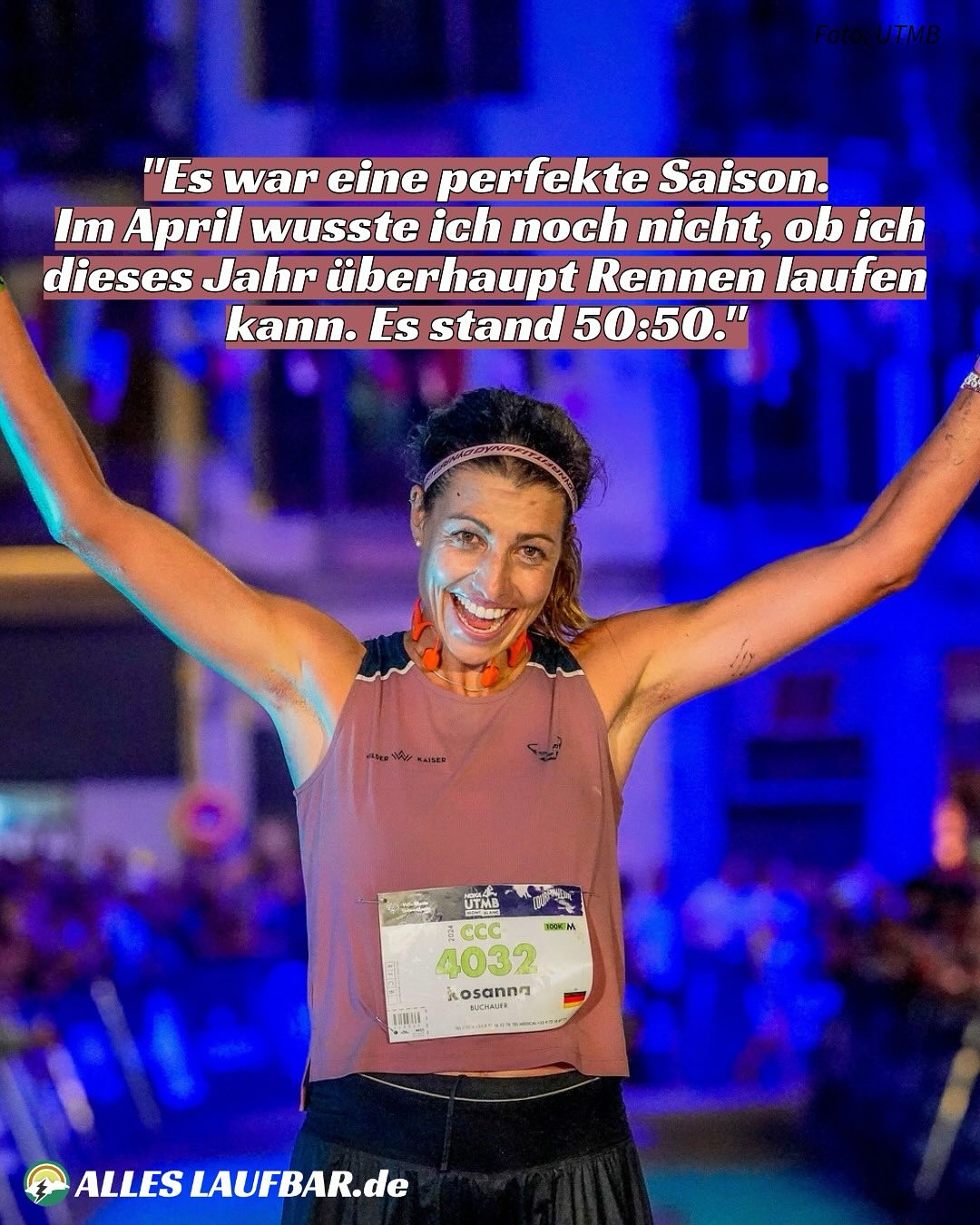 Anfang des Jahres wusste Rosanna Buchauer nicht, ob sie rechtzeitig fit für die neue Trail-Saison werden würde. Statt ih