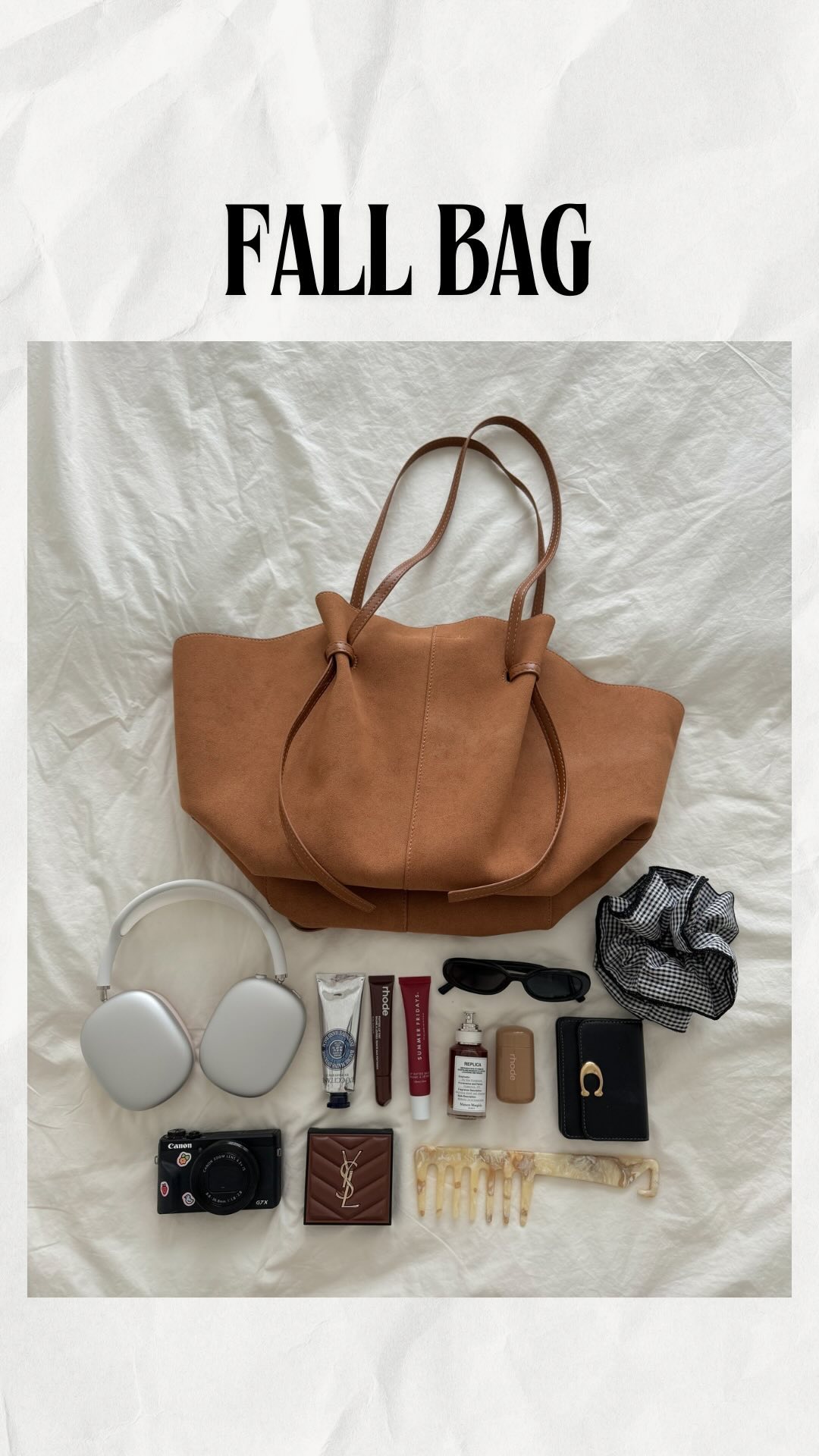 switching out my summer bag for fall 🍂🧸 

🔗 bags details are on my LTK 

#fallaesthetic #fallfashion #fallinspo #whatsin