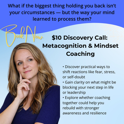 Coaching Discovery Call ($10): Start here if you’re feeling stuck or overwhelmed. thumbnail