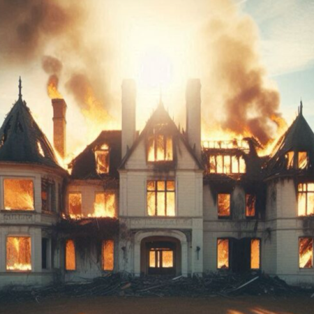 I Bought a Burned Down Mansion (YouTube) thumbnail