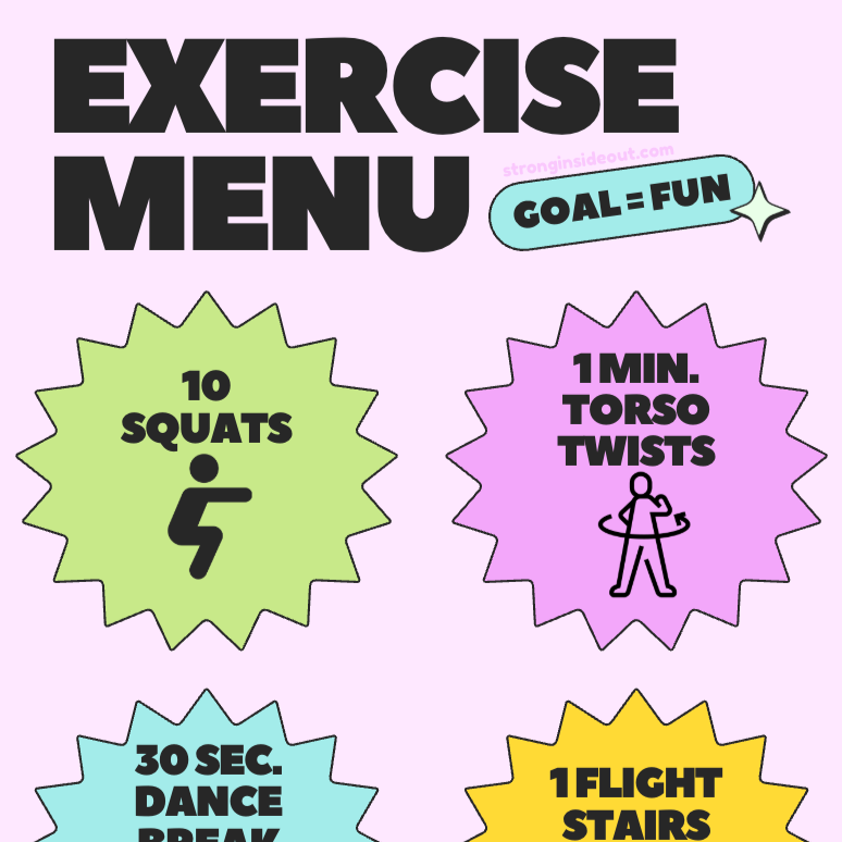 Exercise Menu Template on Canva thumbnail