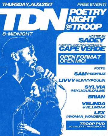 Poetry Night @ Troop thumbnail