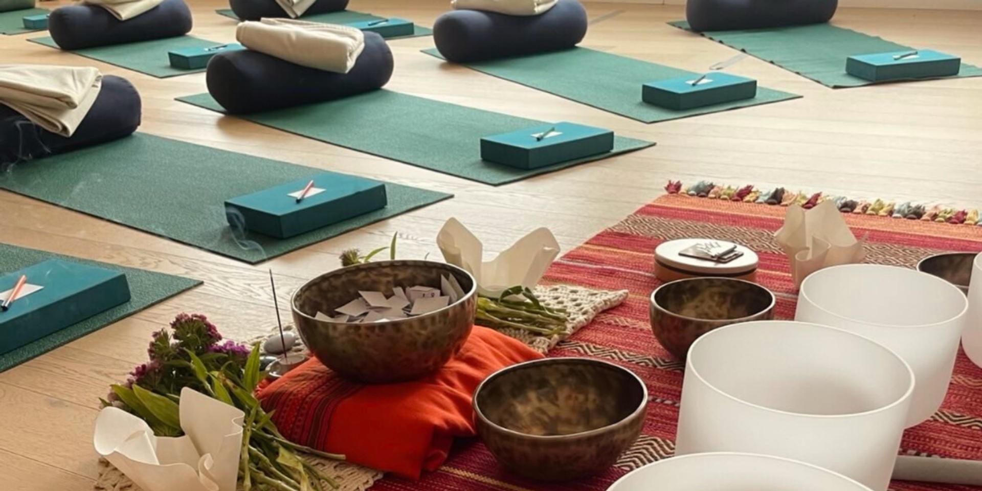 Sun 1st, 7:45pm, 'The Last moon of Winter' Group Sound Meditation @ Yogarise, Queens Park thumbnail