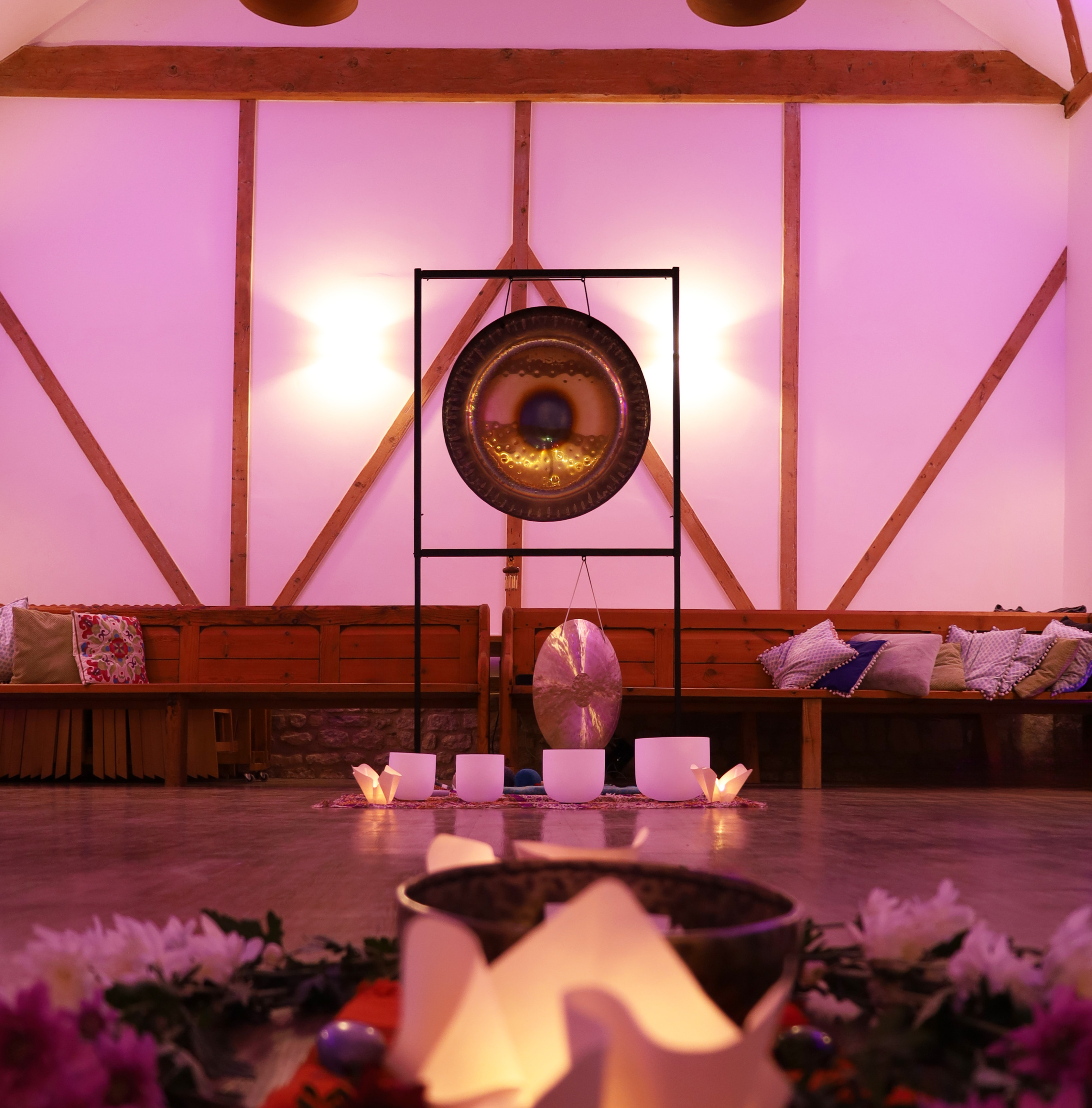Mon 22nd, 6:30pm - Autumn Equinox Group Sound Meditation @ Firelight Barn, Lopemede Farm, Thame thumbnail