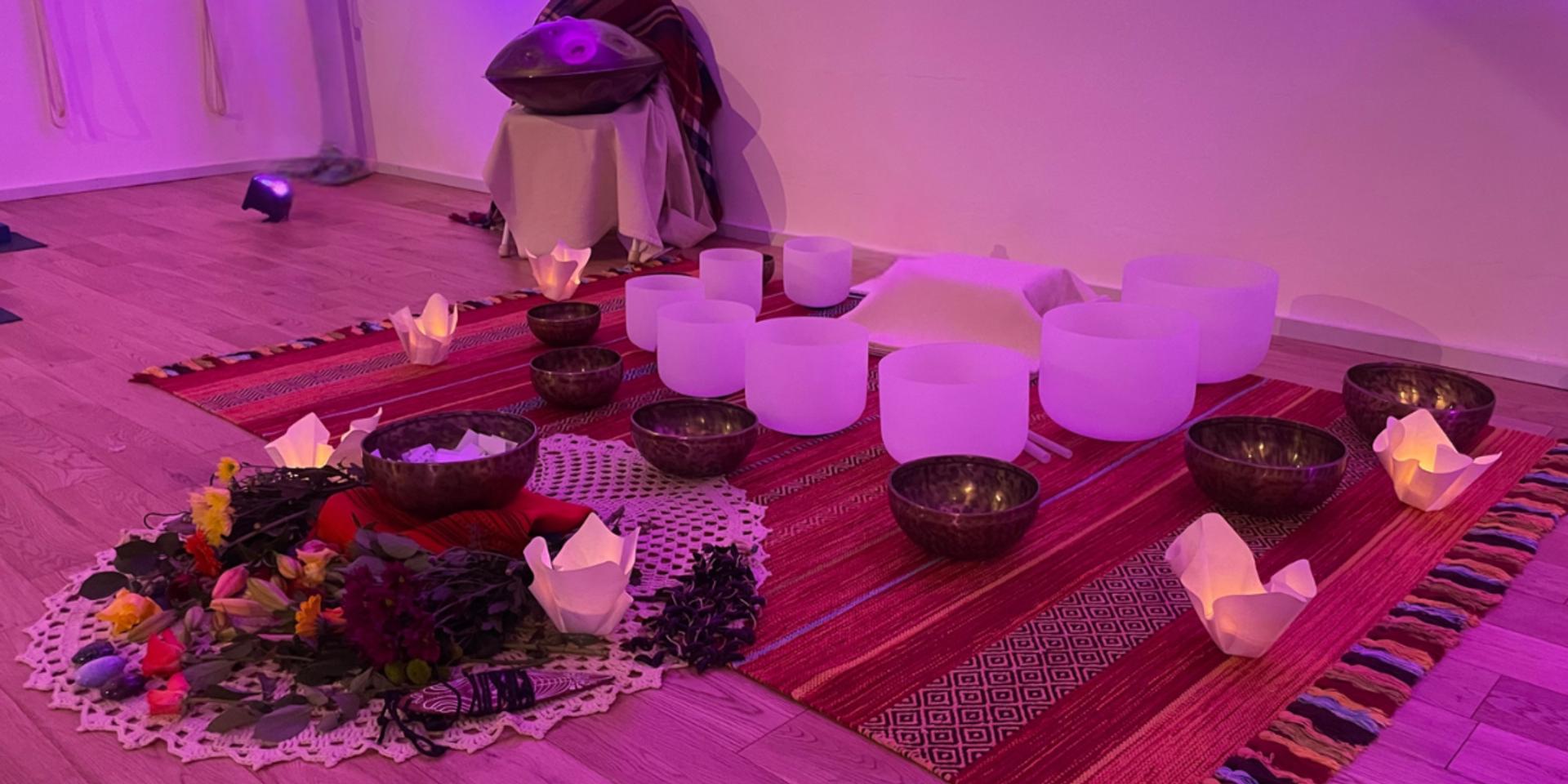 Thu 1st, 2pm, Deep Rest New Year's Day Group Sound Meditation @ Yogarise Queen's Park thumbnail