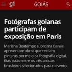Matéria G1-Globo | Exposição Paris thumbnail