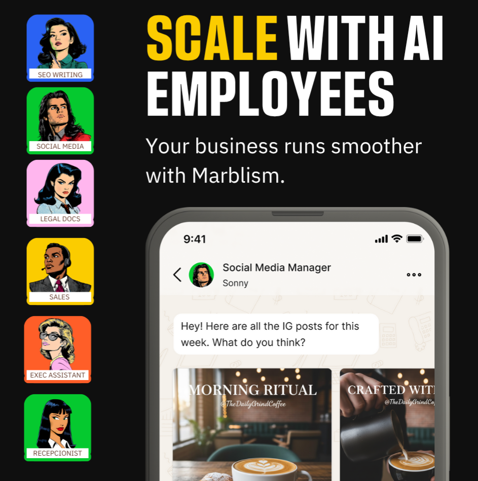 Get Marblism AI Employees For 10% OFF! thumbnail