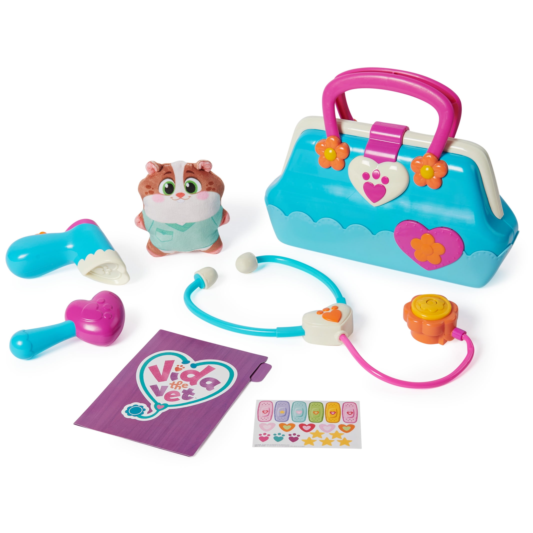 Vida the Vet, Vet’s Bag with 5 Vet-play Accessories & 1 Popcorn Plush for Kids 3+ - Walmart.com thumbnail