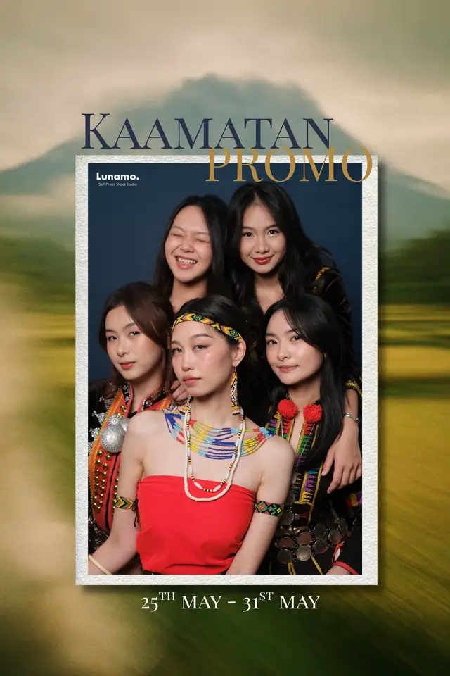kaamatan in full bloom.  celebrate with us from 25th to 31th may — limited promo slots available. applicable at all luna