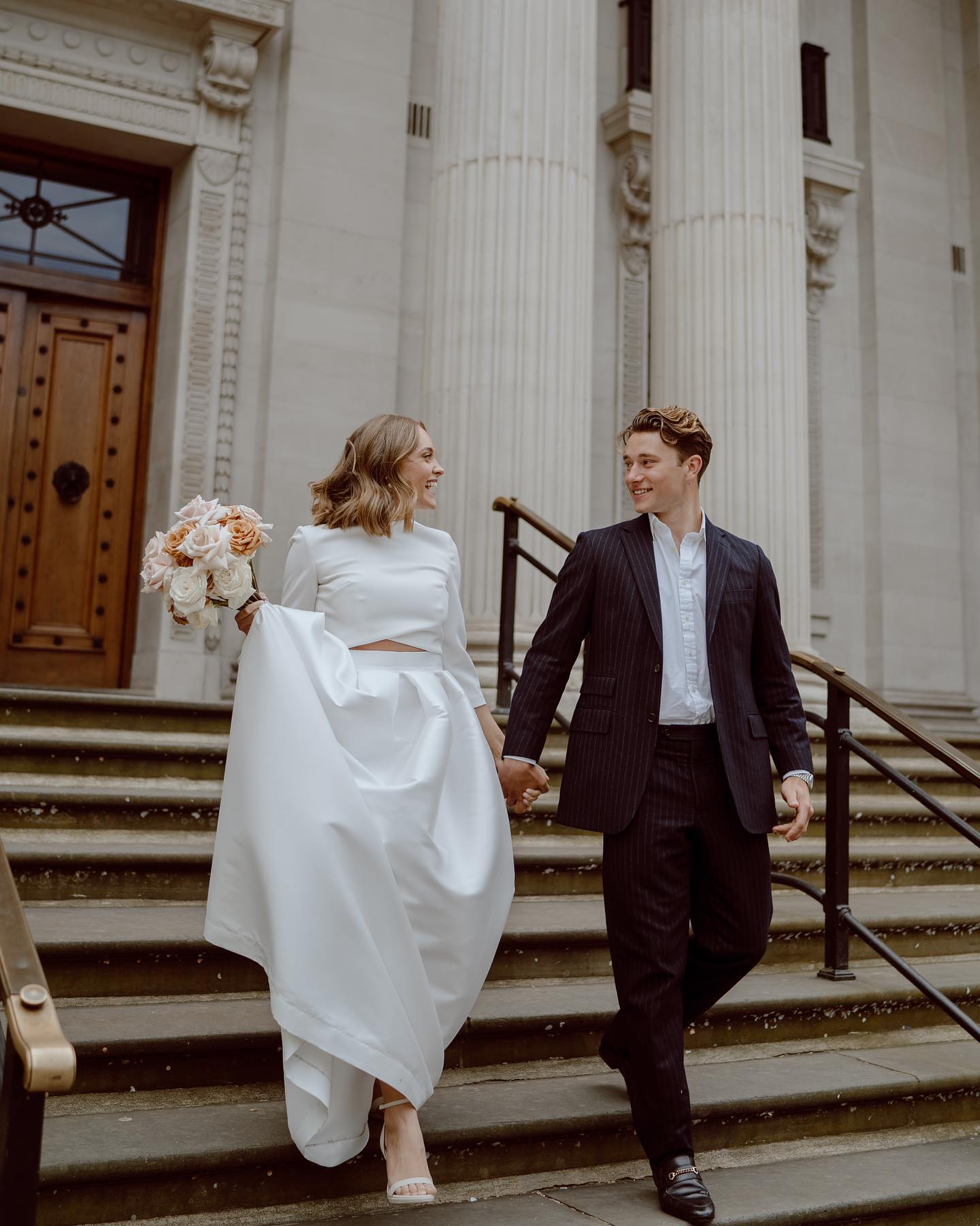 CITY OF LONDON WITNESSED THE LOVE BETWEEN ZOE&WILL @adaytorememberdotlondon 
•
•
•
•
•
#microweddinguk#londonwedding#wed