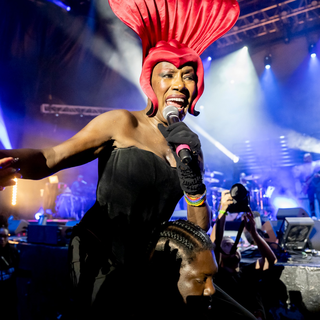 Grace Jones and Janelle Monáe at BRIC Celebrate Brooklyn! at Lena Horne Bandshell thumbnail