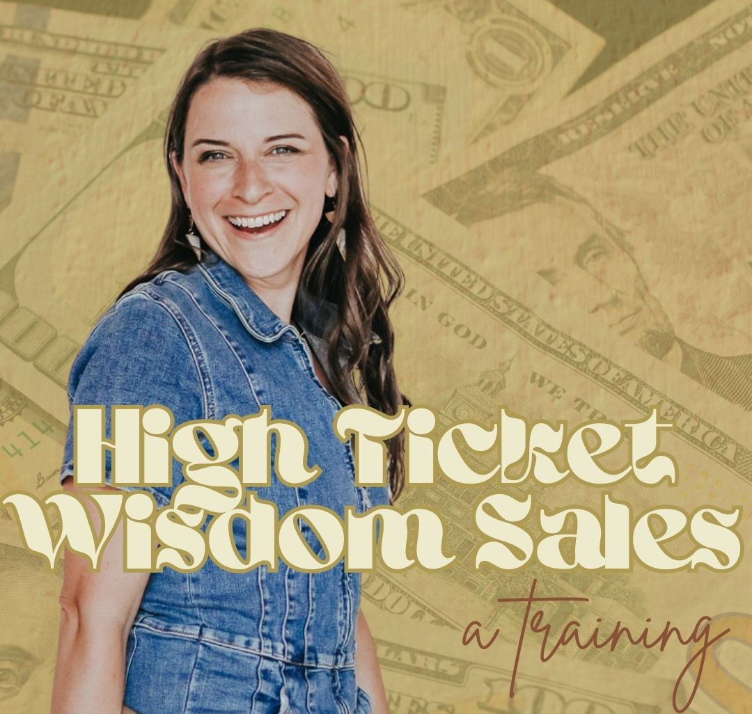 HIGH TICKET WISDOM SALES - A Training to Attract Your Next High Ticket Referral & Make Bank As A Fem Wisdom Leader thumbnail