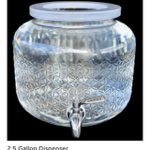 Glass water crock  thumbnail