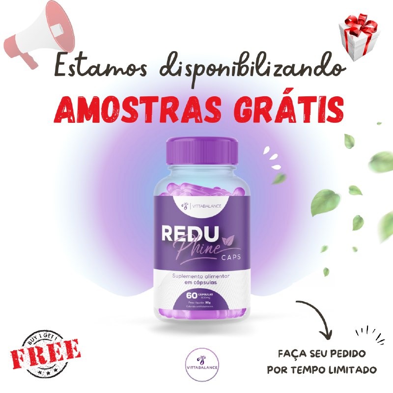 AMOSTRA GRÁTIS REDUPHINE: 7 dias de tratamento. Pague apenas o valor do frete thumbnail