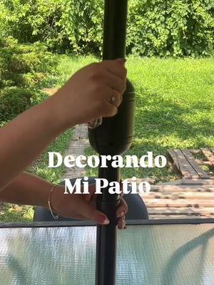 Decorando mi patio con una sombrilla que vale la pena #decoracion #patio  