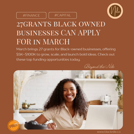 27 Grants Black-Owned Businesses Can Apply for in March thumbnail