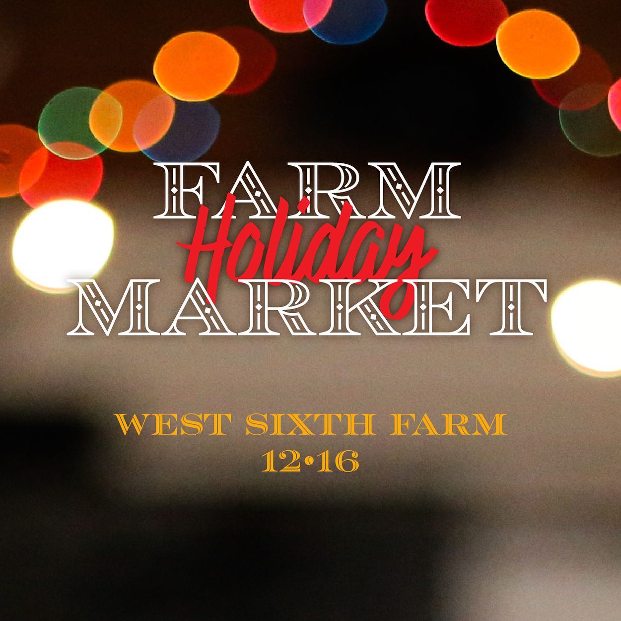 We can’t wait for our THIRD annual Farm Holiday Market! Mark your calendars for Saturday, December 16th from 12 to 5p at