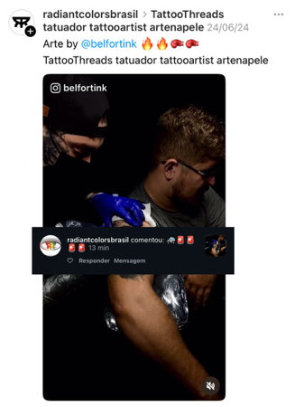 RADIANTCOLORS POSTOU EM SUA PRÓPRIA REDE SOCIAL  PRESTIGIANDO O TRABALHO DE BELFOR   thumbnail