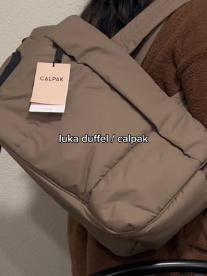 my fave duffel atm ❤️‍🔥 the color is perfect. #duffelbag #calpaktravel #calpak #travelbag #calpakbag #shoppinghaul @CALP
