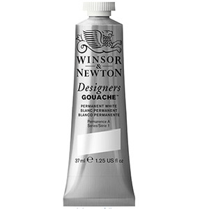 Amazon.com: Winsor & Newton Designer's Gouache, 37 ml (1.25oz) tube, Permanent White thumbnail