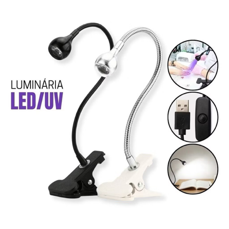 Mini cabine lanterna clip de mesa led uv secagem gel Para Unhas thumbnail