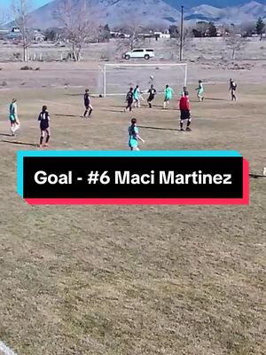 Goal in the 6’ minute, #6 Maci Martinez. 2008 CO RUSH vs. NMSC. Final score: 3-0 #soccertok #goal #girlsacademy #footy #