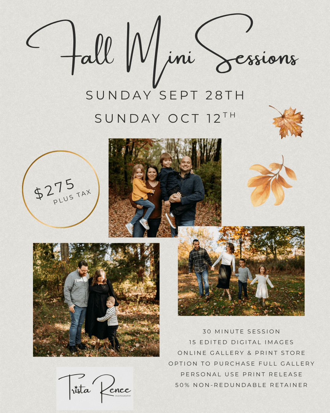 Fall Mini Sessions 2025 thumbnail