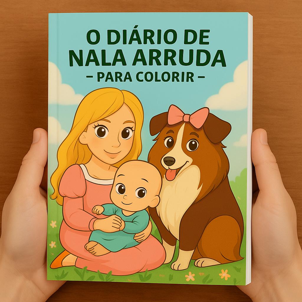 Comprei aqui Livro digital- O Diário de Nala Arruda para colorir  thumbnail
