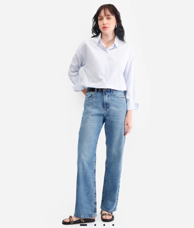 calça jeans wide slim thumbnail