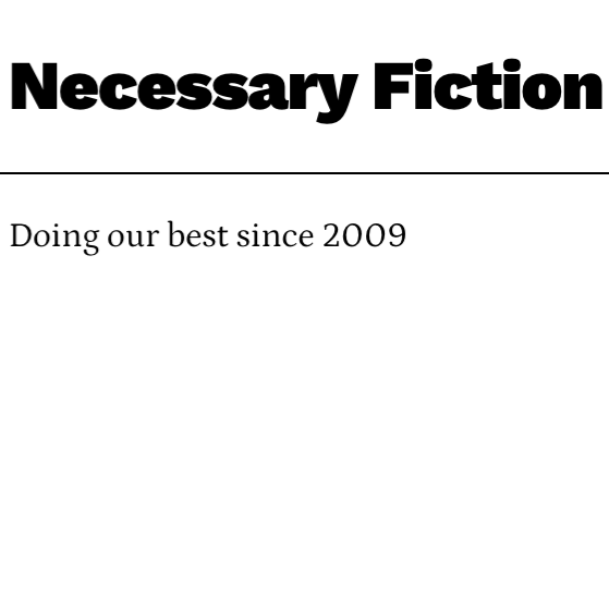Summer reading 2025 – Necessary Fiction - incl. HABITAT thumbnail