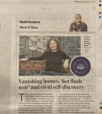 Review of Habitat in Rick O’Shea’s column Shelf Analysis in the Irish Independent July 20 2024 thumbnail