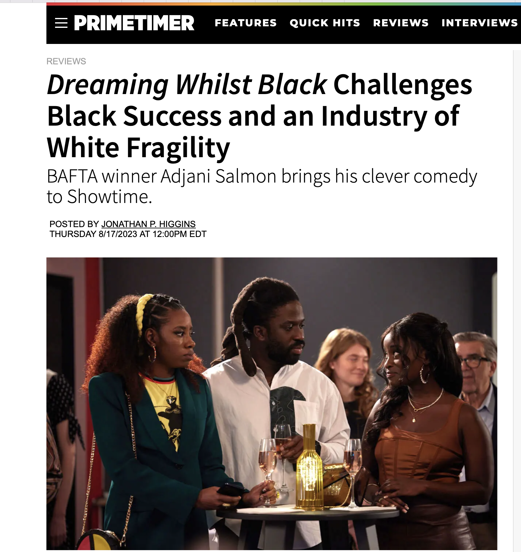 Dreaming Whilst Black Challenges Black Success and an Industry of White Fragility thumbnail