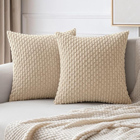 Decorative Set of 2 Boho Striped Pillow Covers: Amazon.ca thumbnail