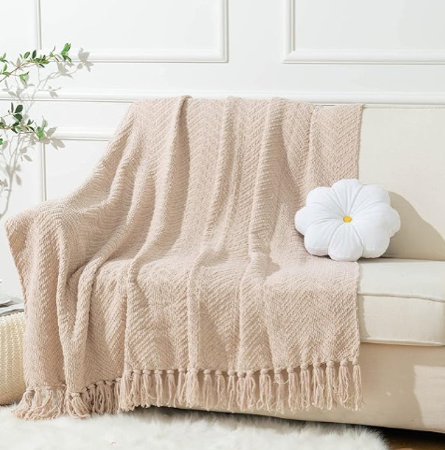 Beige Throw Blankets for Couch: Amazon.ca thumbnail