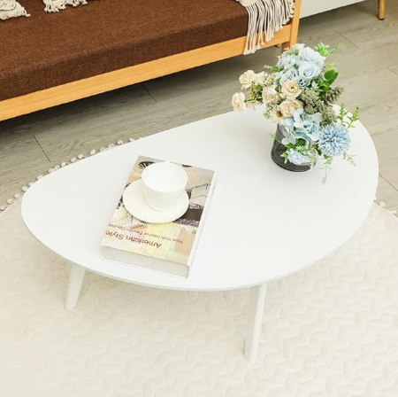 Small White Oval Coffee Table: Amazon.ca thumbnail