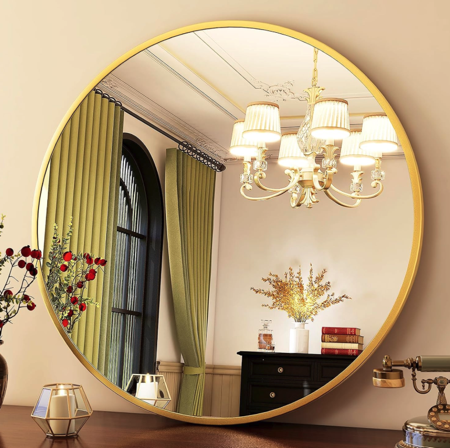 Round Gold Wall Mirror: Amazon.ca thumbnail