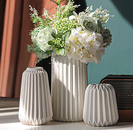 White Ceramic Vases: Amazon.ca thumbnail