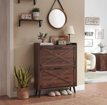 Farmhouse Shoe Organizer: Amazon.ca thumbnail